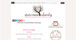 Desktop Screenshot of joyfulheartlearning.com