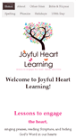 Mobile Screenshot of joyfulheartlearning.com